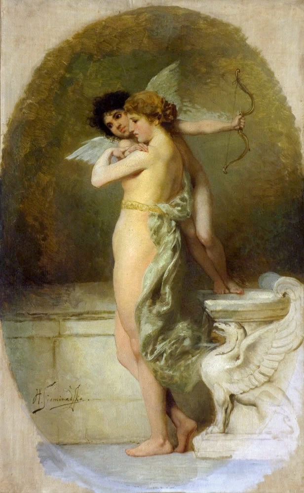 Henryk Siemiradzki - Amore e Psiche, Galleria d'arte nazionale di Leopoli